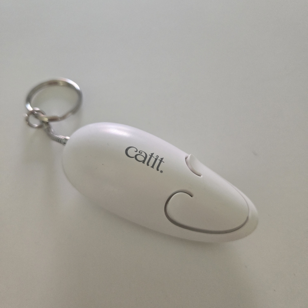 White Interactive Laser Cat Toy